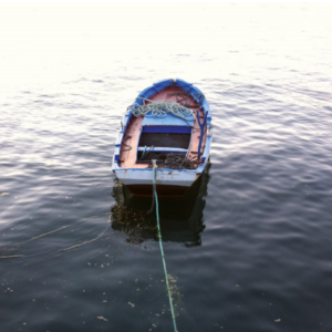 barque dans l'eau